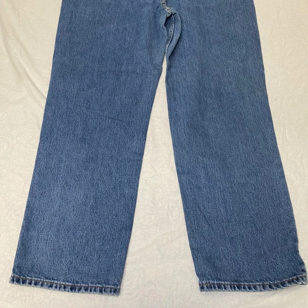 Levi's 550 Relaxed Fit Men's Jeans W42 L32 Light Wash Tapered Denim Pants